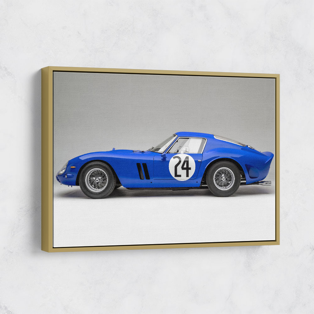 Ferrari 250 GTO in Blue Wall Art